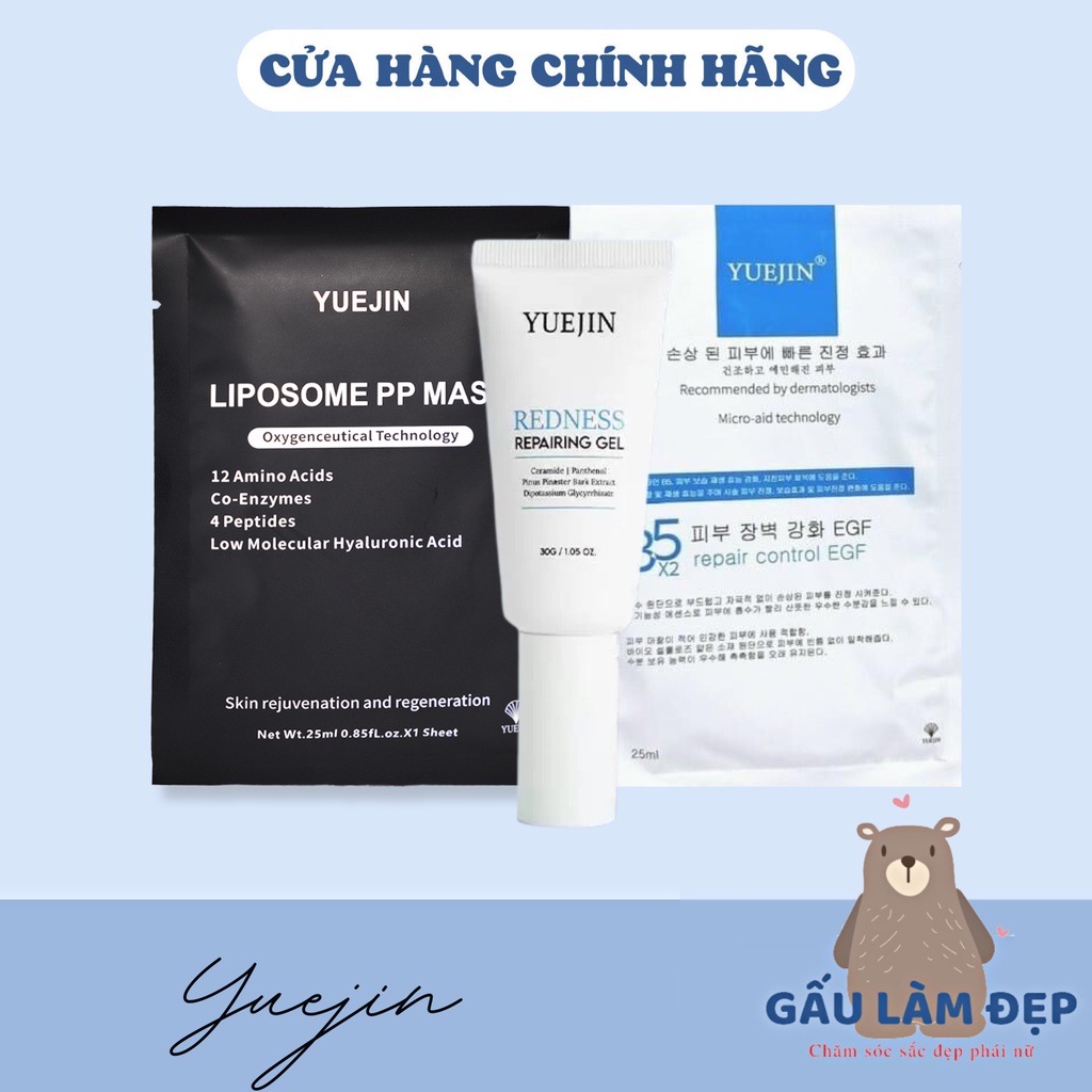 Mặt Nạ Và Kem Dưỡng Cấp Ẩm Phục Hồi Yuejin