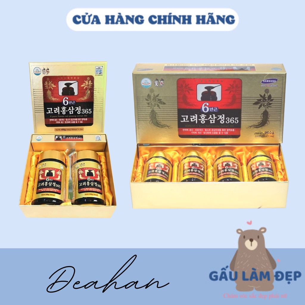 Cao Hồng Sâm 365 Hàn Quốc Hỗ Trợ Sức Khỏe