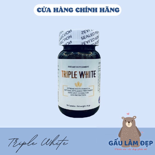 Viên Uống Trắng Da Dietary Supplement Triple White - 50 Viên