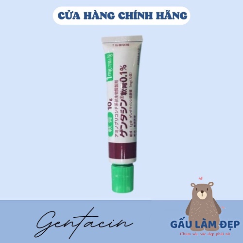 Kem Bôi Hỗ Trợ Mờ Giảm sẹo Gentacin Tuýp 10g Nhật Bản