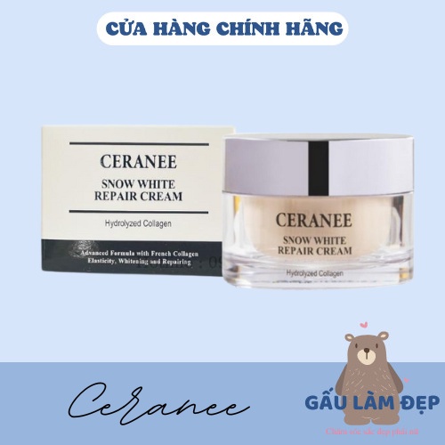 Kem Dưỡng Da Ceranee Snow White Pepair Cream - 50g