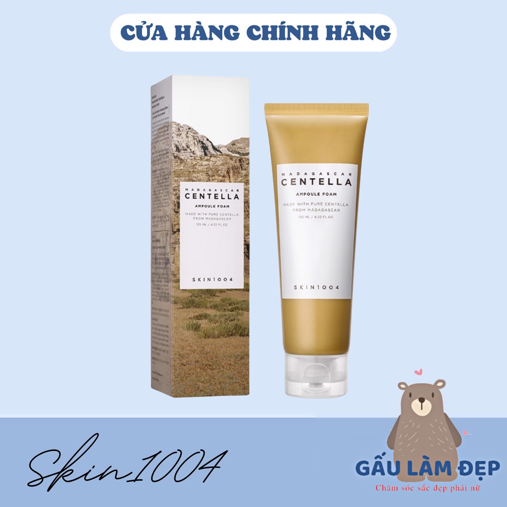 Sữa Rửa Mặt Dành Cho Da Dầu Mụn Skin1004 Madagascar Centella Ampoule Foam 125ml
