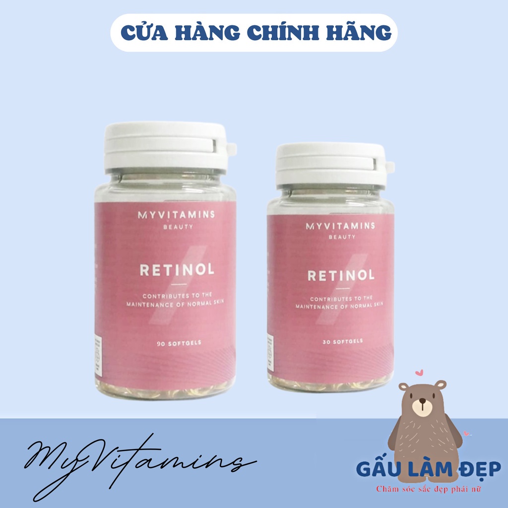 Viên Uống Đẹp Trẻ Hóa Da Retinol Myvitamins