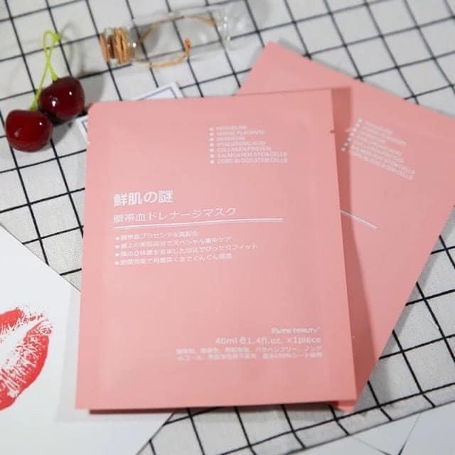 Mặt Nạ Tế Bào Gốc Nhau Thai Cừu Rwine Beauty - 1 miếng