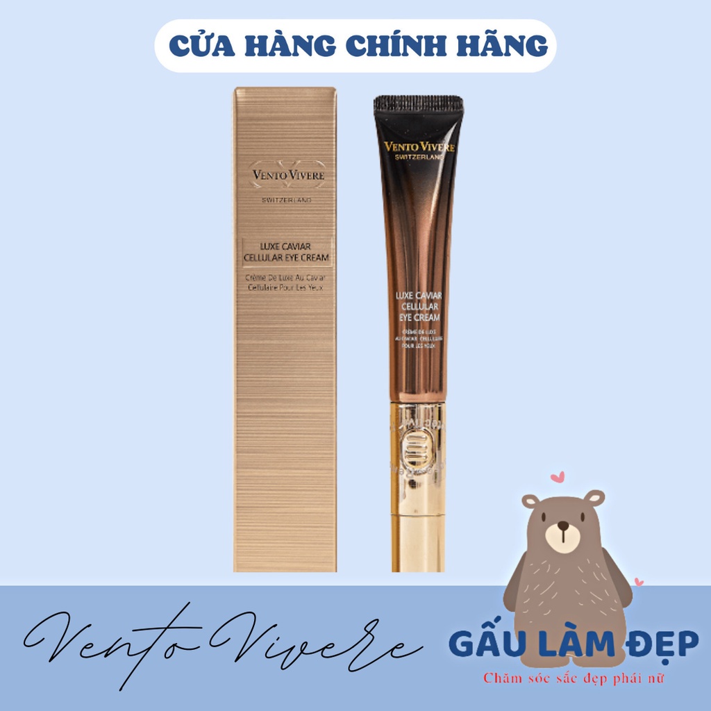 Kem Mắt Giảm Thâm Nhăn Dưỡng Ẩm Vento Vivere - [Date 12/5/2024]