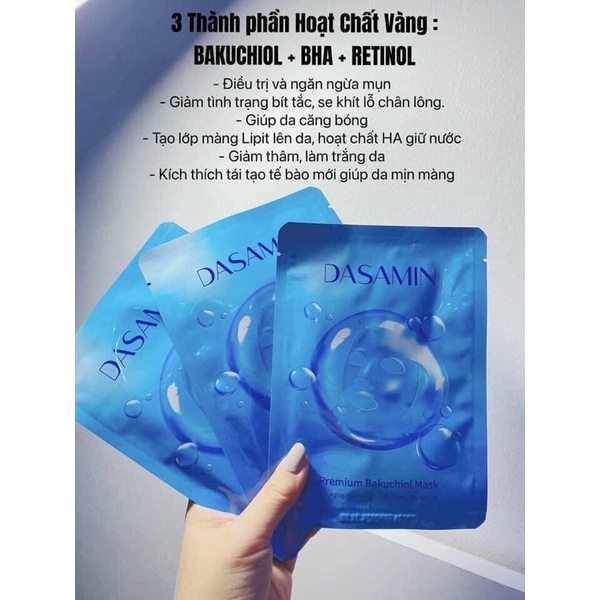 Mặt Nạ Chống Lão Hóa Sáng Da Dasamin