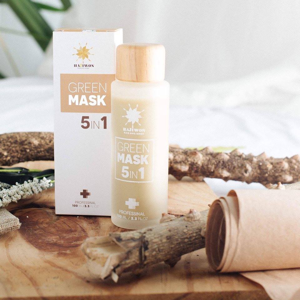 MẶT NẠ TẨY TẾ BÀO CHẾT, THẢI ĐỘC DA Green Mask 5in1 GENIE