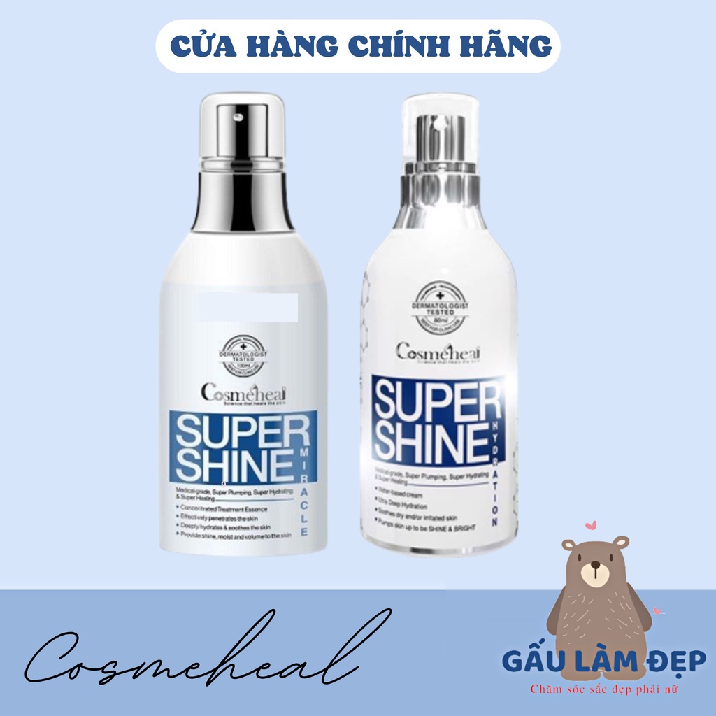 Kem Cấp Ẩm & Nước Thần Căng Mịn Da Cosmeheal Super Shine