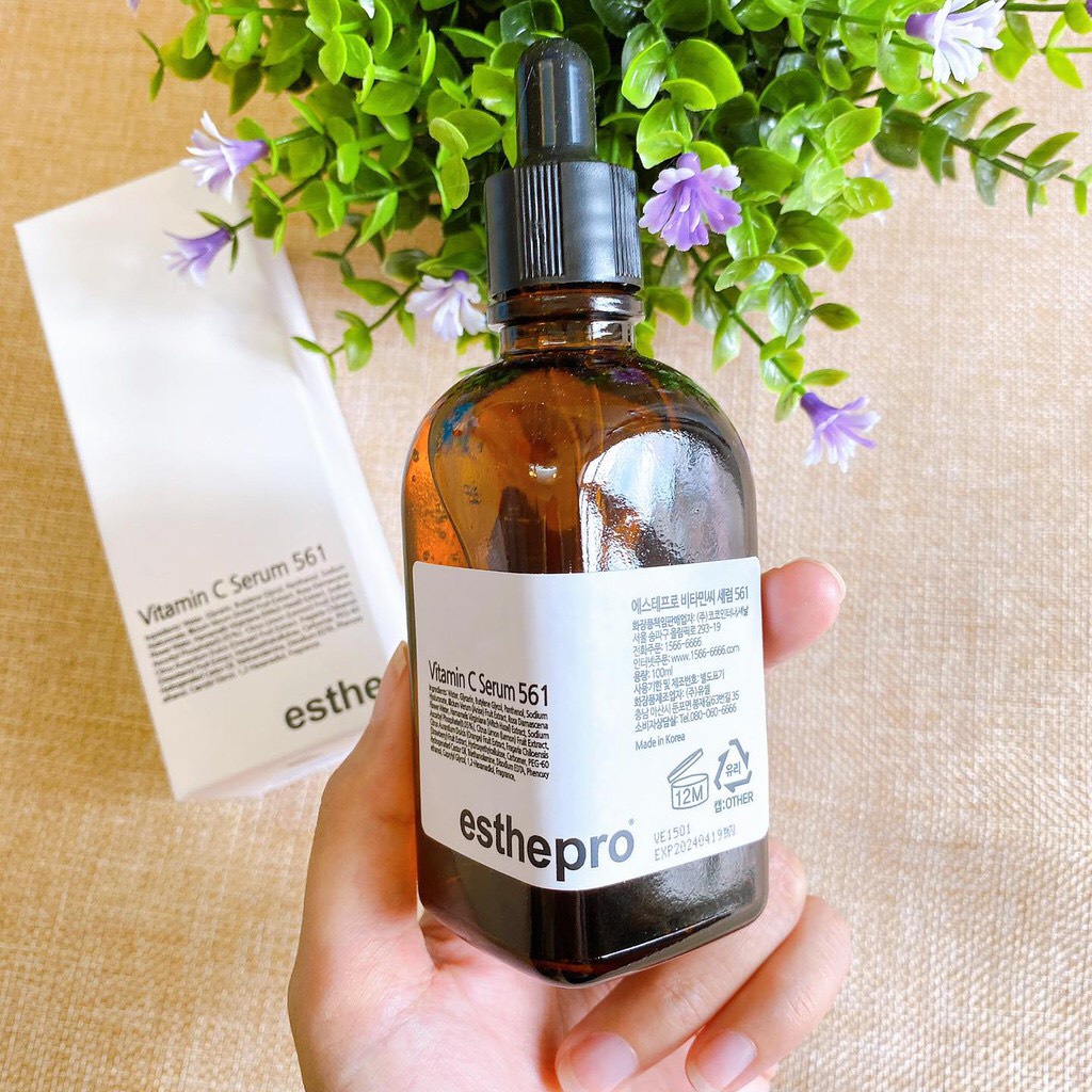 Tinh chất serum Vitamin C Esthemax 561 - Mẫu mới - 5*5 - Mẫu Mới