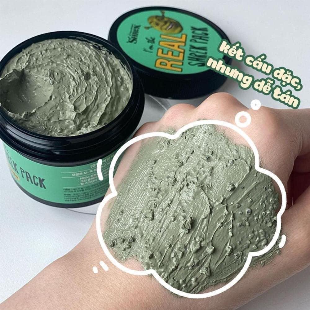 Mặt Nạ Đất Sét Bạc Hà Shrek Pack I’m The Real 110g