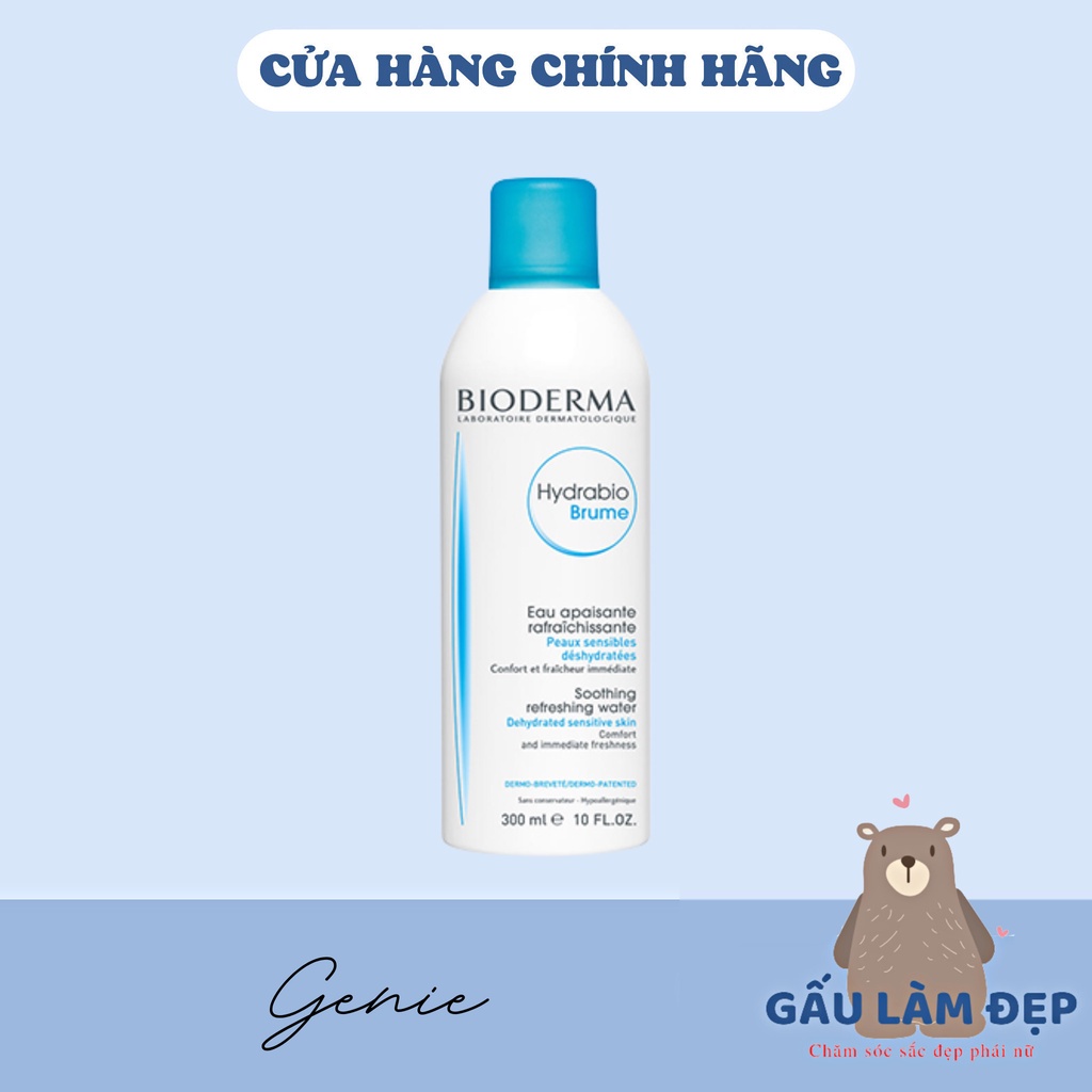 Xịt Khoáng Bioderma Hydrabio Brume Soothing Refreshing 300ml