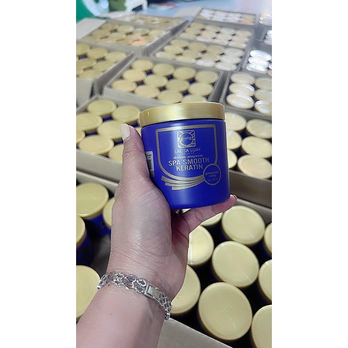 Lae Sa Luay Kem ủ tóc Spa Smooth Keratin 250ml Thái Lan
