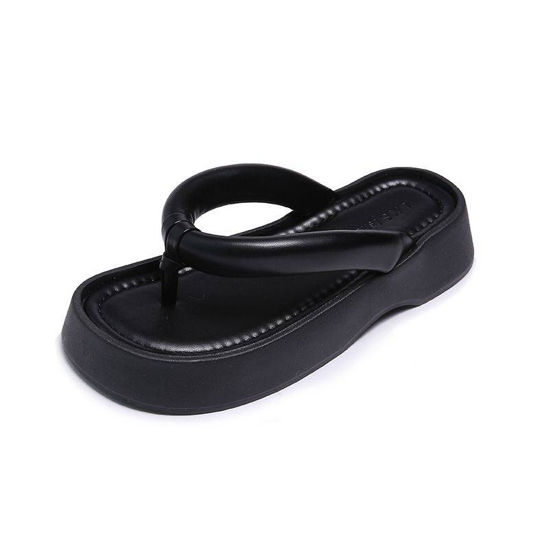 Dép bánh mì dép lê đế dày đi bên ngoài mùa hè chống trượt