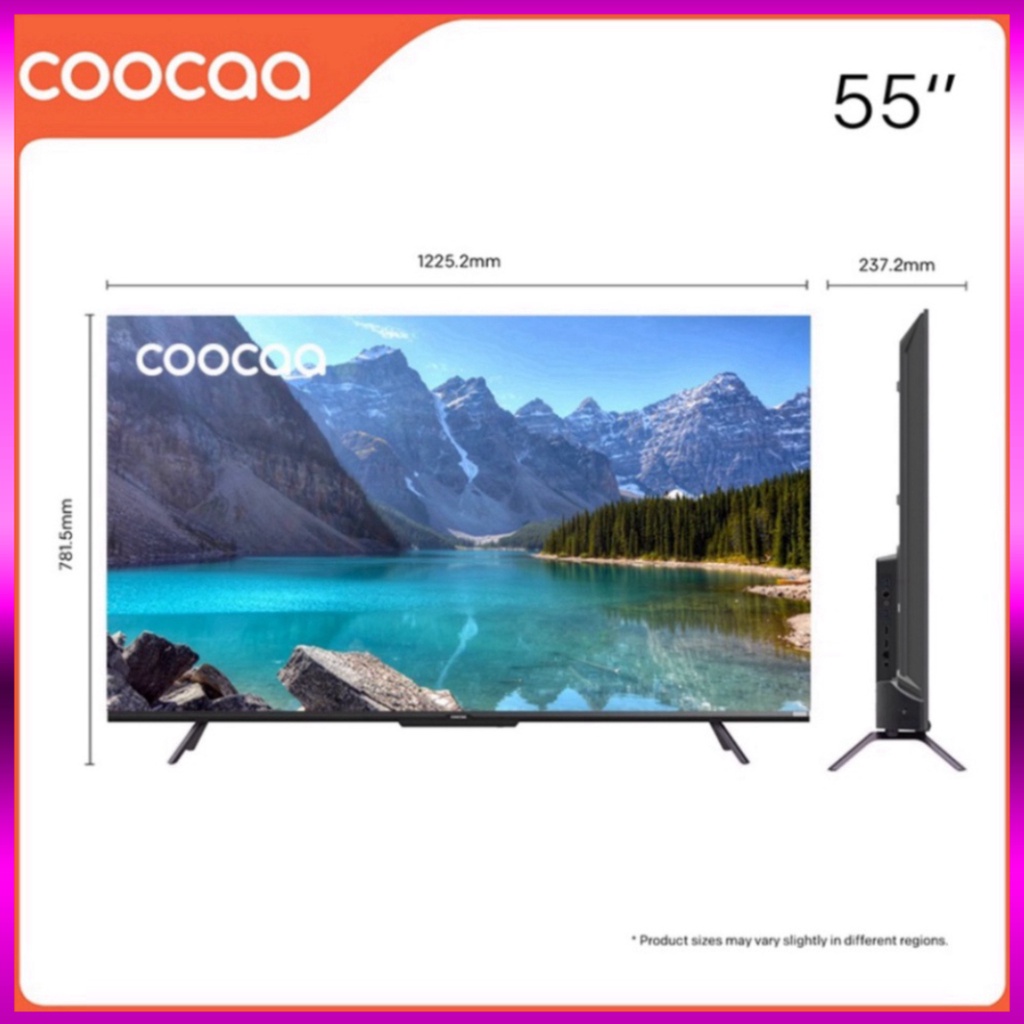 Google Tivi Coocaa 4K 55 Inch - Model 55V6 - Miễn phí lắp đặt ( sale ) Miễn phí giao hàng . Khuyến mãi lớn | BigBuy360 - bigbuy360.vn