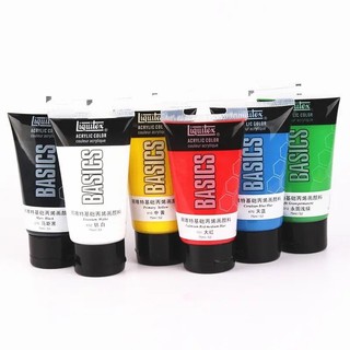 Bột vẽ cọ bản BASIC tuýp lớn 75ml ( mày vẽ mịn , lâu khô )