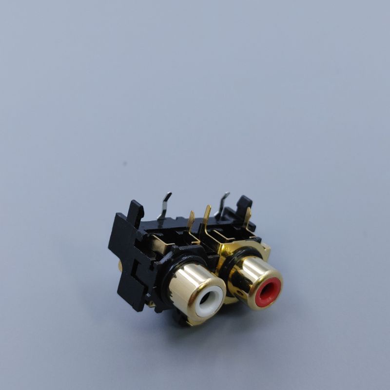 Jack RCA, AV, jack bông sen đôi đồng mạ vàng