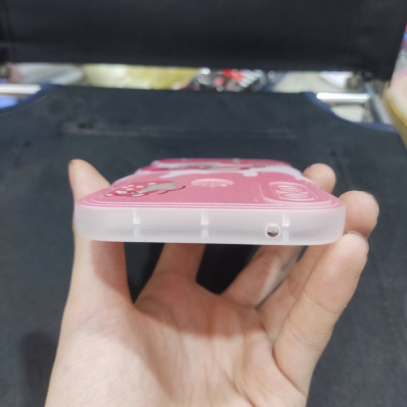 Ốp lưng Huawei nova 3i dẻo viền lượng sóng lưng in hình gấu dâu