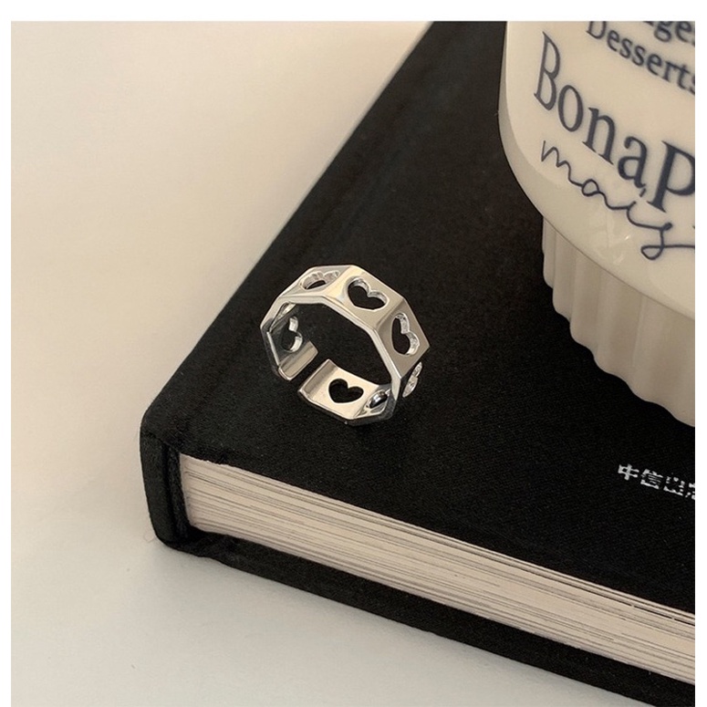 [Silver925] Nhẫn Chic Heart
