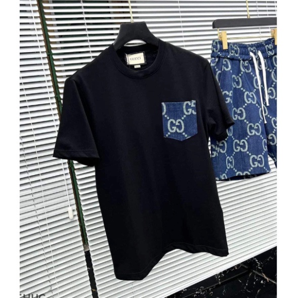 Bộ Quần Áo Thun GC Có Túi Ngắn Tay, Bộ Thể Thao Nam Mùa Hè - AK53 .