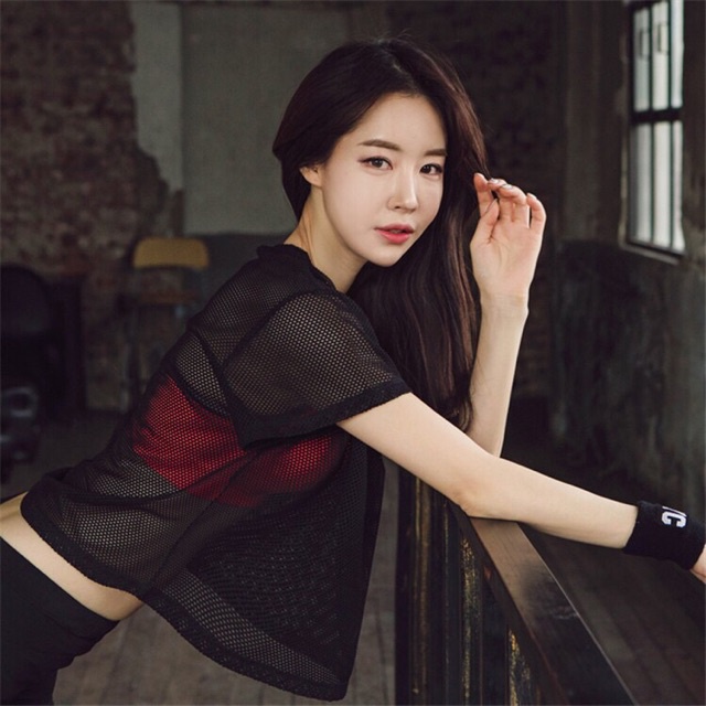 Áo lưới tập gym  đi biển yoga thể thao