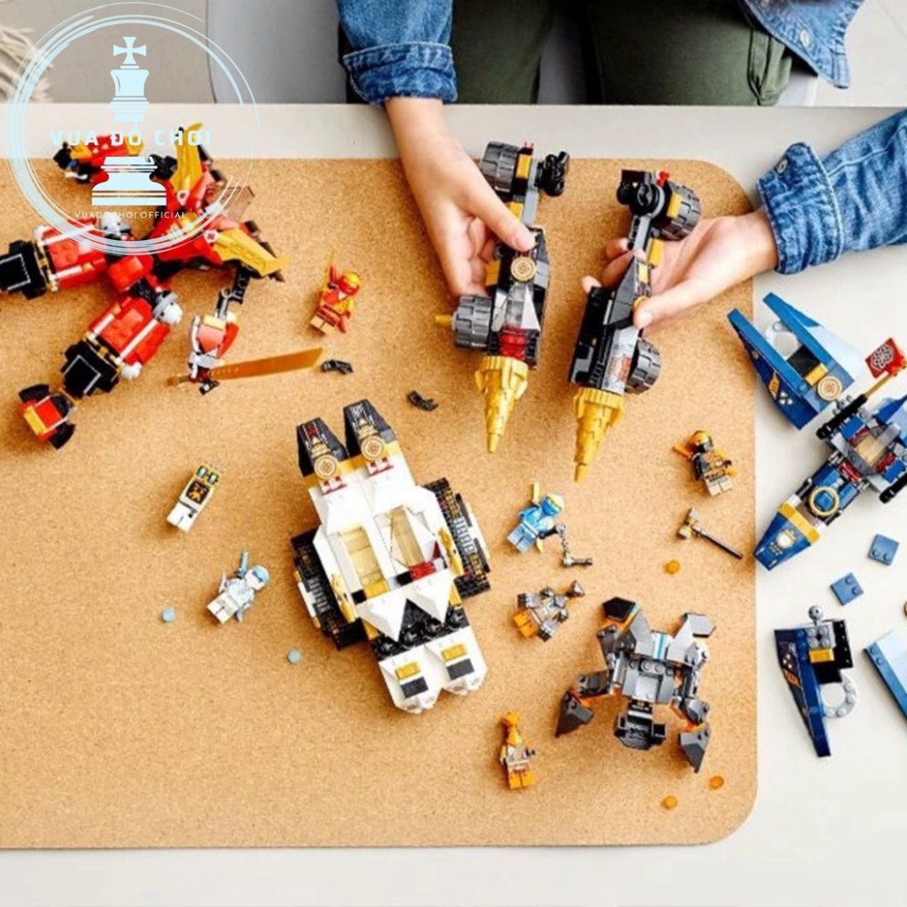 Đồ chơi lắp ráp Ninja go quái xế 234 PCS Kiểu Lego người máy Ninjago, xe đua ninja go. xếp hình chiến giáp sắt.