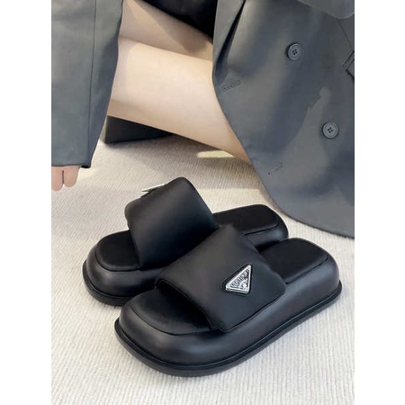 Dép lê đế cao Dép lê nữ đế dày Velcro