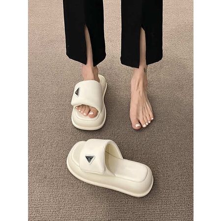 Dép lê đế cao Dép lê nữ đế dày Velcro