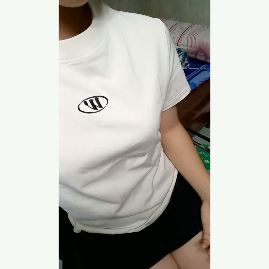 Áo thun BABY TEE LOGO W, Áo baby tee thêu chữ W Localbrand.studio winshop001 New 2023