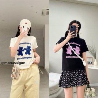 Áo thun form baby tee moná - gummy kem, áo phông form baby tee moná localbrand.studio new 2023