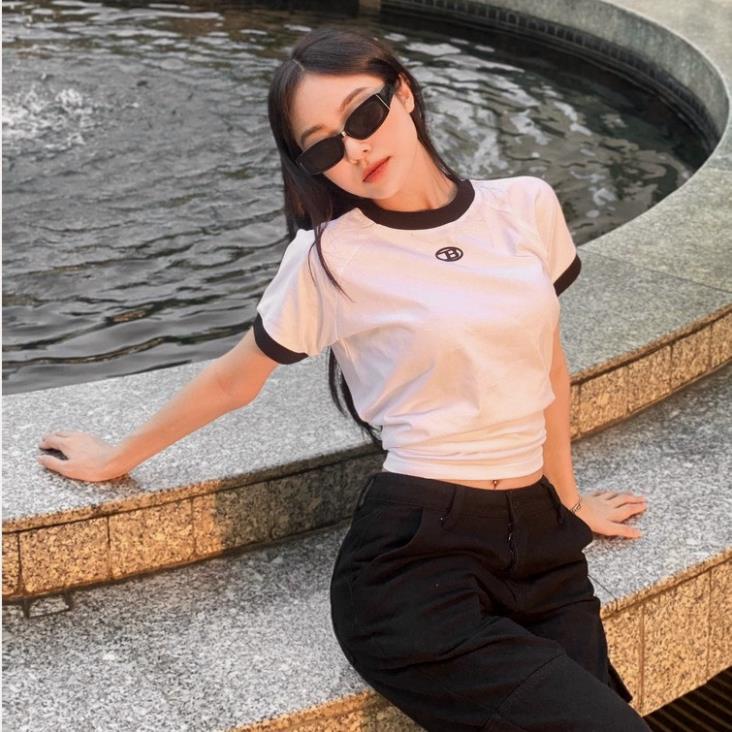 Áo Baby Tee logo B, Áo Thun Baby Tee Cotton 100% Nam Nữ Unisex localbrand.studio New 2023