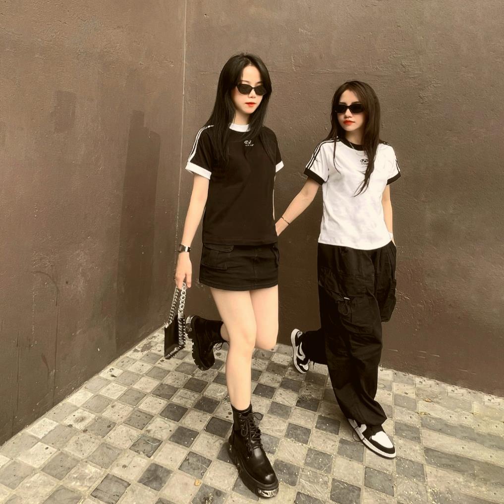 Áo Baby Tee logo B, Áo Thun Baby Tee Cotton 100% Nam Nữ Unisex localbrand.studio New 2023