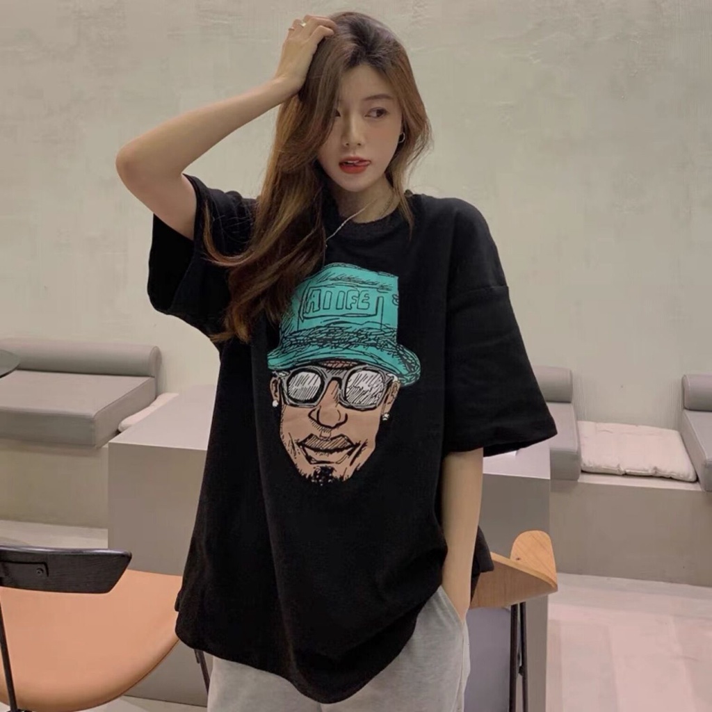 Jiashucheng Áo Thun Tay Ngắn Dáng Rộng Phong Cách Preppy Mới Cho Nữ Sinh