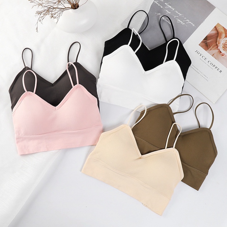 Áo bra 2 dây mảnh chất liệu cao cấp, lộ lưng tinh tế BRA 805 ptlady.offical