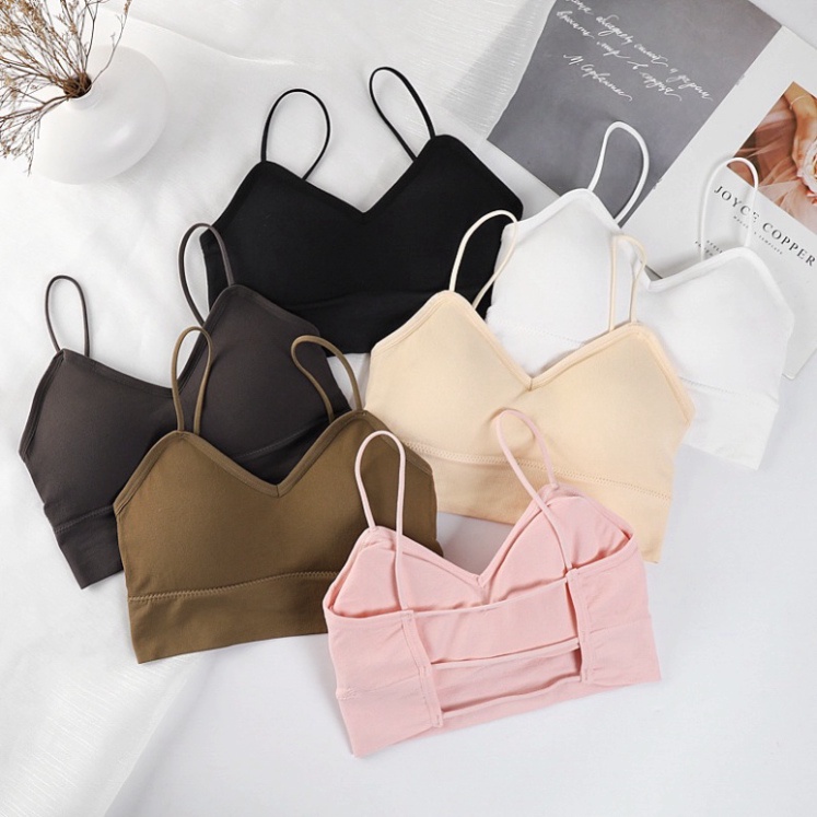 Áo bra 2 dây mảnh chất liệu cao cấp, lộ lưng tinh tế BRA 805 ptlady.offical