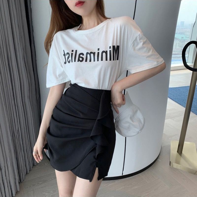 Jiashucheng Influencer Chân Váy Ôm Hông Phong Cách Phương Tây Gợi Cảm Mùa Hè Mới Cho Nữ