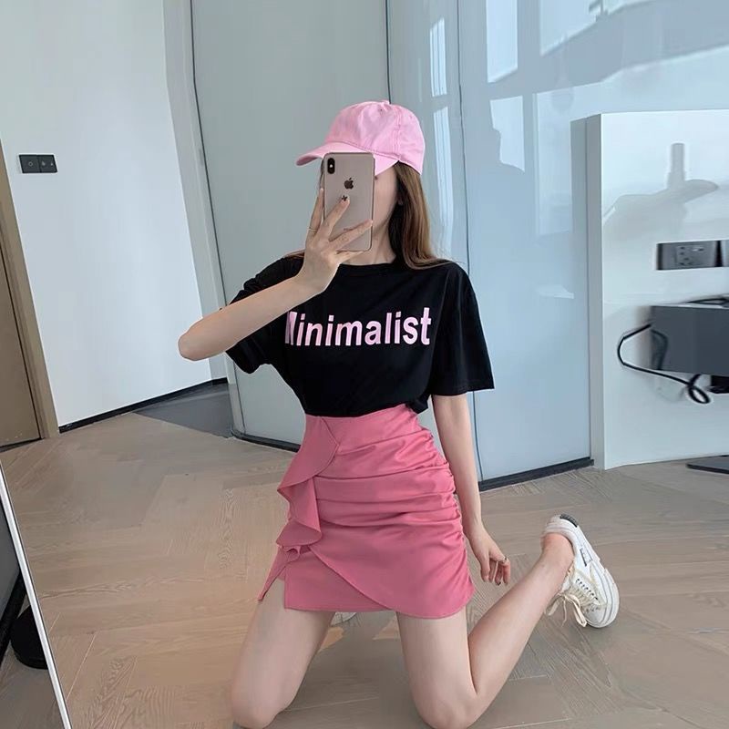 Jiashucheng Influencer Chân Váy Ôm Hông Phong Cách Phương Tây Gợi Cảm Mùa Hè Mới Cho Nữ