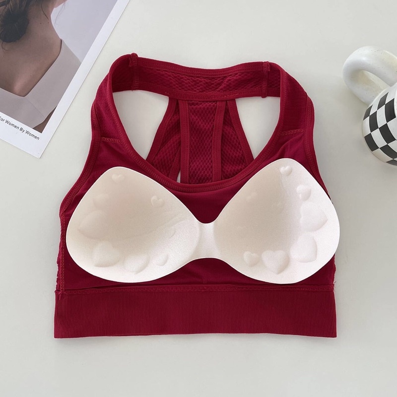 Áo bra tập gym yoga đúc lỗ 3 dây kiểu mới