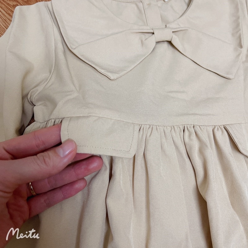 Váy thô quảng châu cho bé gái