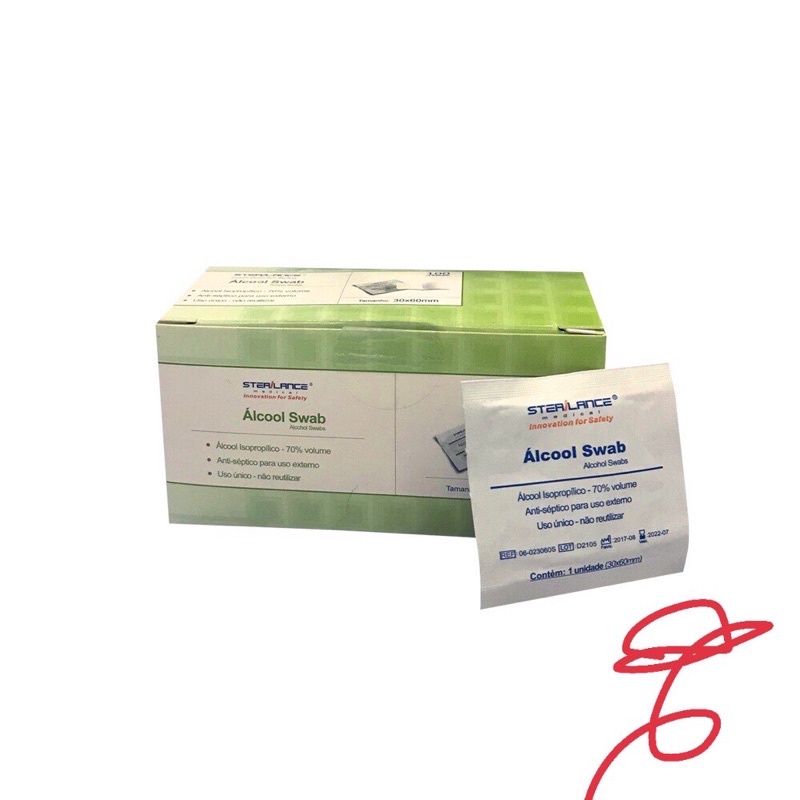 Bông tẩm cồn 100 miếng