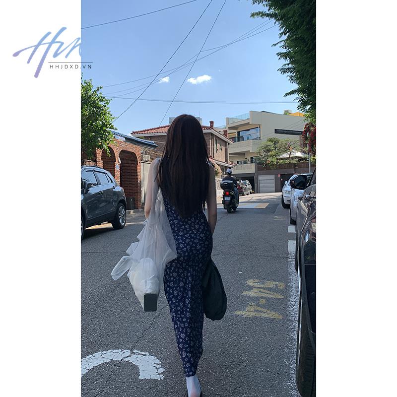 Đầm Hoa Không Tay Dáng Ôm Phong Cách Hàn Quốc Thời Trang Mùa Hè 2023 Mới