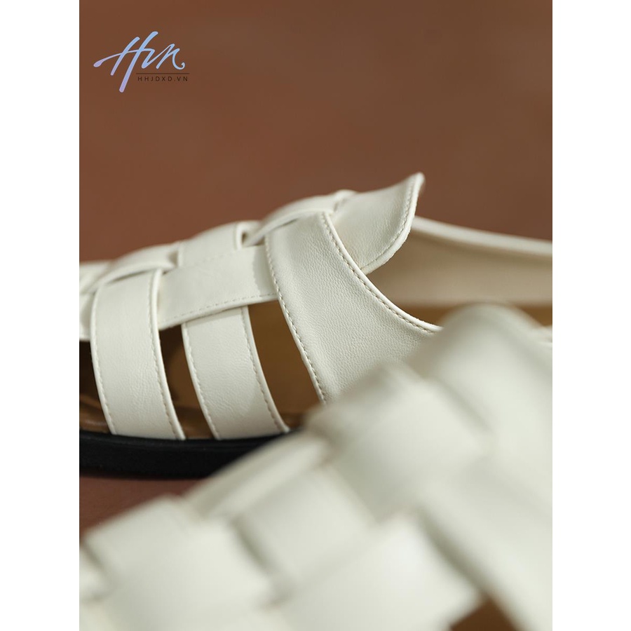 Dép Sandal Đế Bằng Mũi Vuông Thiết Kế Mới Thời Trang Mùa Hè Dành Cho Nữ
