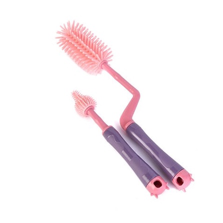 Cọ rửa bình silicon túi 2 cái