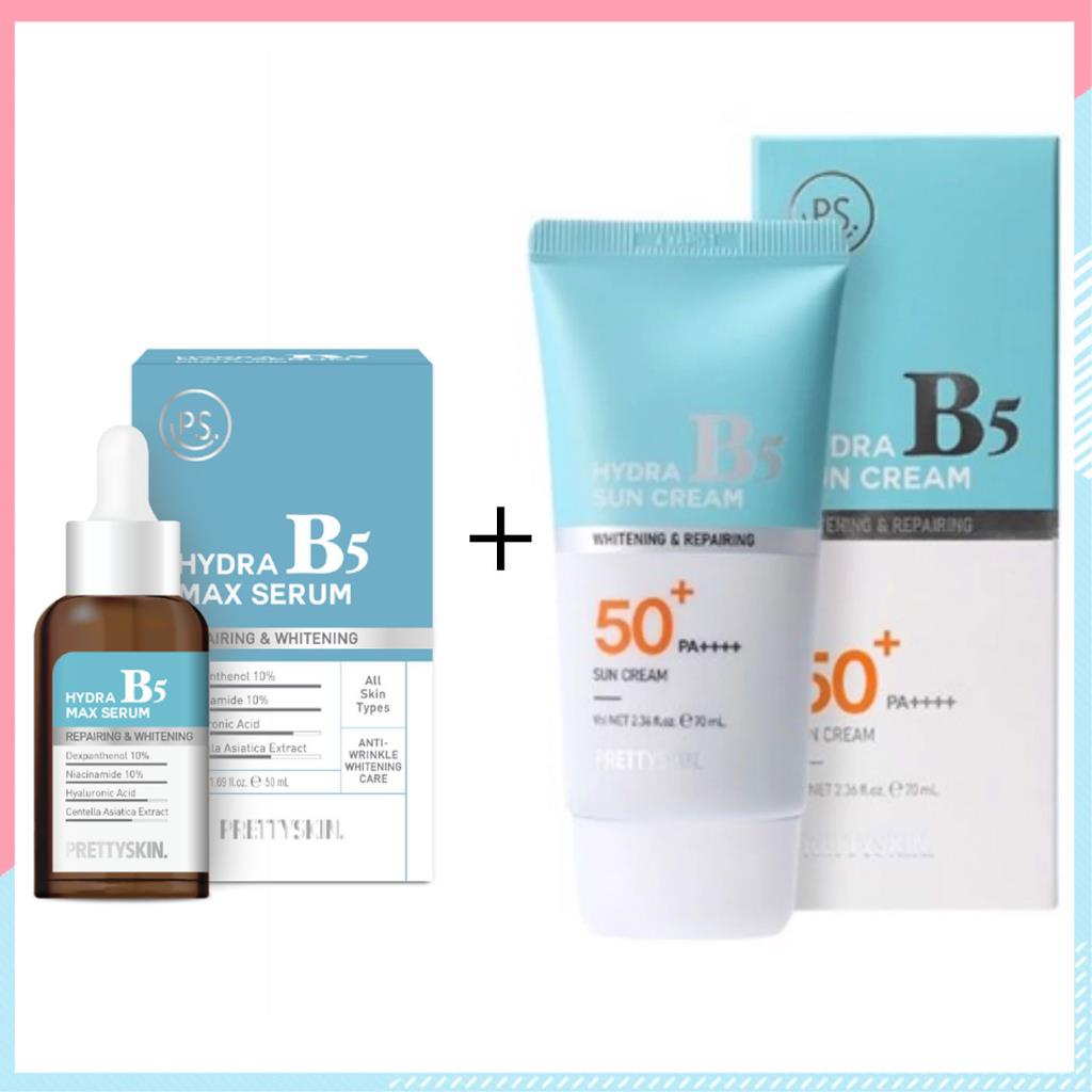 Serum B5 Prettyskin Hydra Max Tinh Chất Phục Hồi Dưỡng Trắng 50ml - DORIS