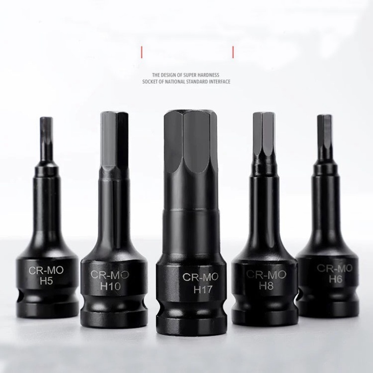 Khẩu bulong đầu lục giác Crmo 1/2 inch dài 78mm  H5 H6 H7 H8 H10 H12 H13 H14 H15 H16 H17 H18 H19 H21 H22 C28