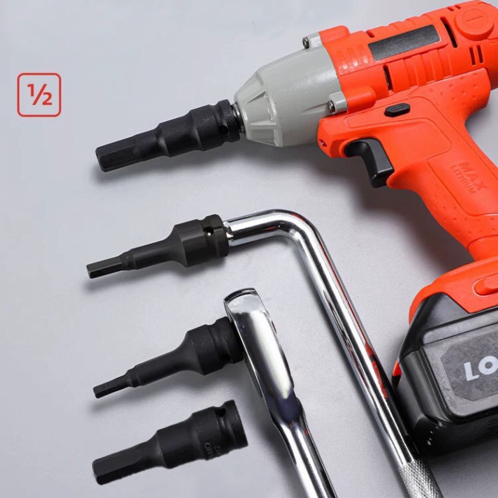 Khẩu bulong đầu lục giác Crmo 1/2 inch dài 78mm  H5 H6 H7 H8 H10 H12 H13 H14 H15 H16 H17 H18 H19 H21 H22 C28