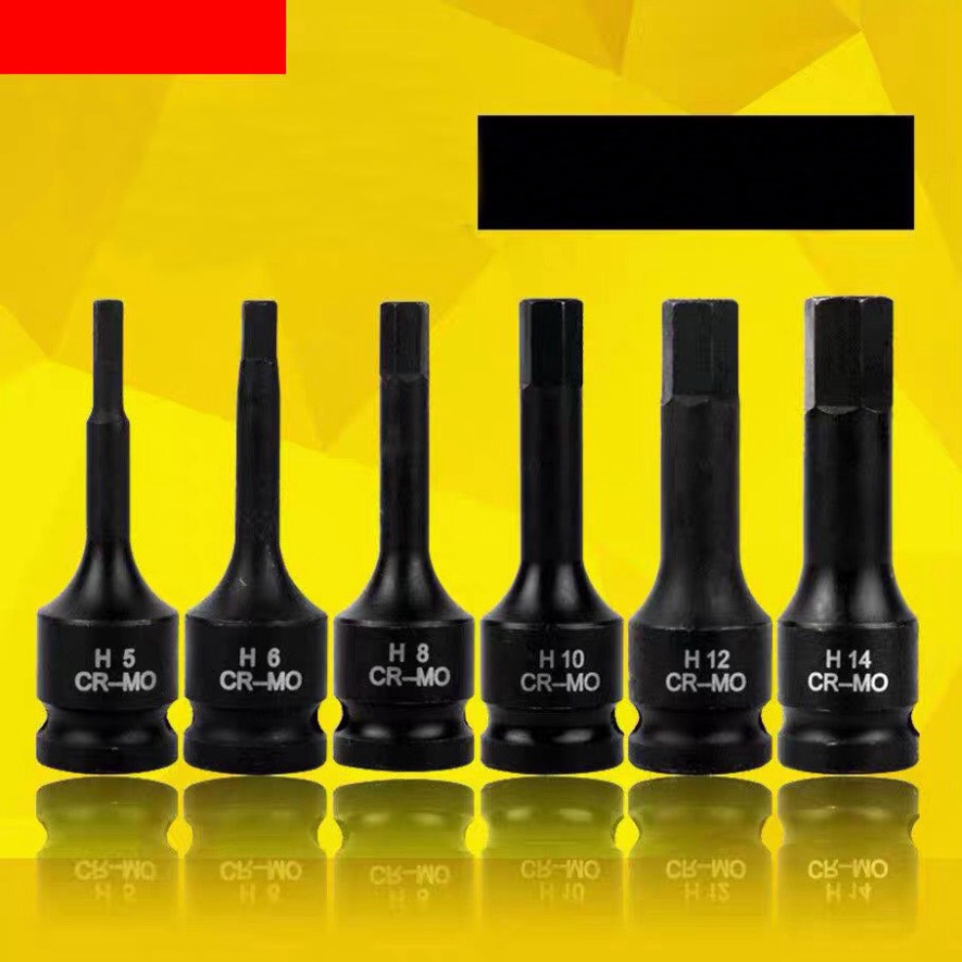 Khẩu bulong đầu lục giác Crmo 1/2 inch dài 78mm  H5 H6 H7 H8 H10 H12 H13 H14 H15 H16 H17 H18 H19 H21 H22 C28