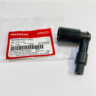 Nắp chụp bu gi , tẩu bugi air blade 125 2013 zin honda - 30700k27v51