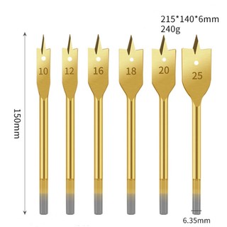 Bộ 6 mũi khoan khoét lỗ gỗ đuôi cá ,mũi khoan gỗ c33