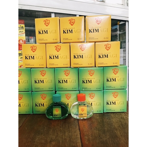 Dầu gió KIM AGI giữ ấm cơ thể, xông giải cảm, hương thư giãn (chai 6ml)