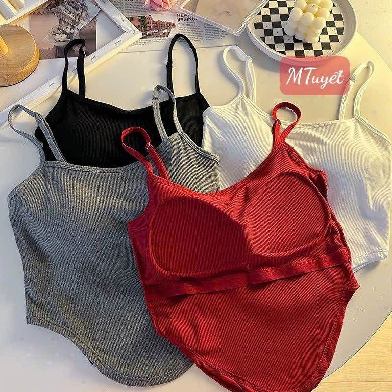 Áo 2 dây vạt trước sau hàng QC